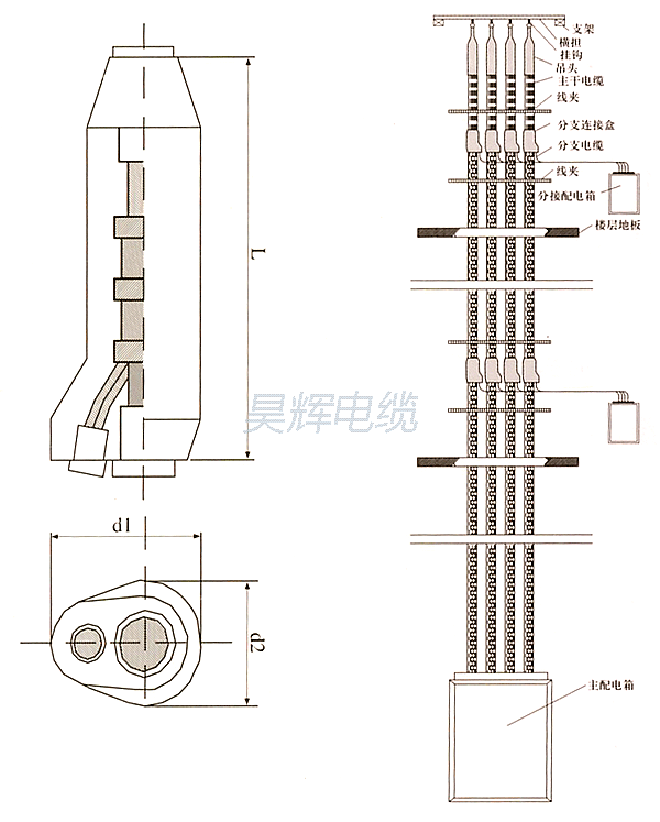 預分支多芯電纜